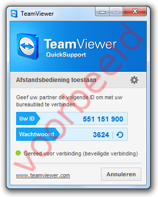 TeamViewer hulp-op-afstand